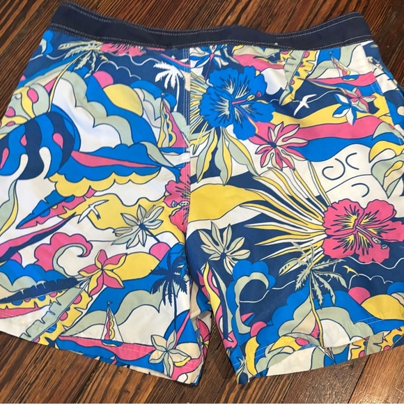 Panama Jack The Original Men’s Hawaiian Beach Board Shorts Sz 34 Drawstring - Picture 2 of 6